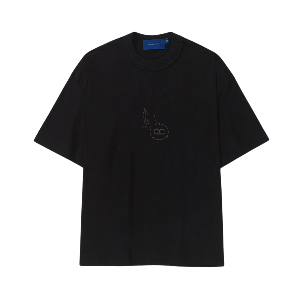 Camiseta Boxy Quadro Creations Genes Preta